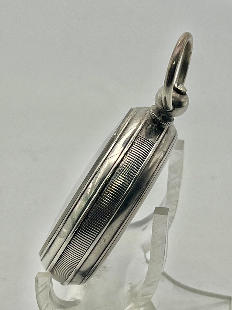 Cilindro Argento . Inglese . 1880’. Con chiavetta antica - 1850-1900 #2.1