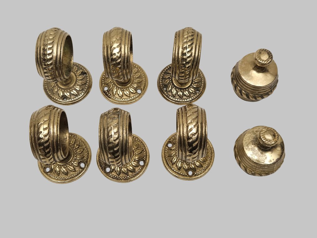 楼梯扶手支架  (8) - 鑄造黃銅 - 船绳楼梯扶手 #3.2