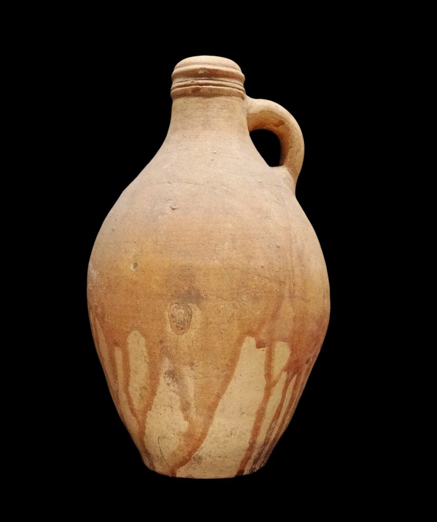 中世纪后期 大型陶土罐 - 17世纪  (没有保留价) #1.0