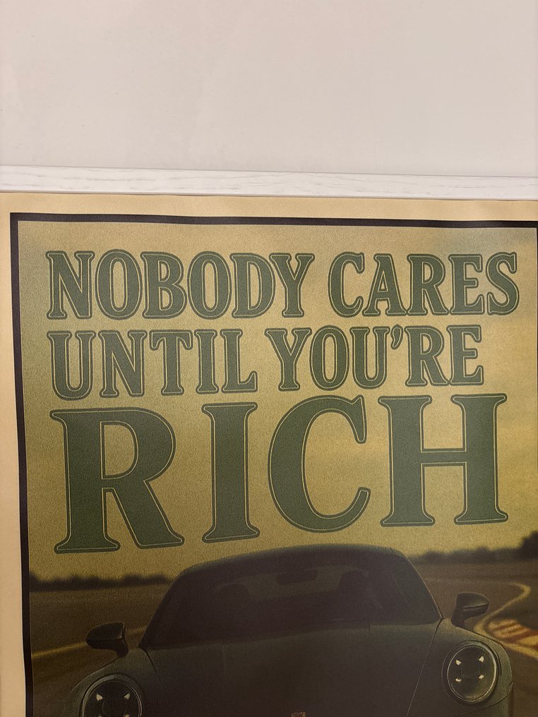 emncc production - Frame poster Easy money never comes clean - Cotton-polyester - Unknown #3.2