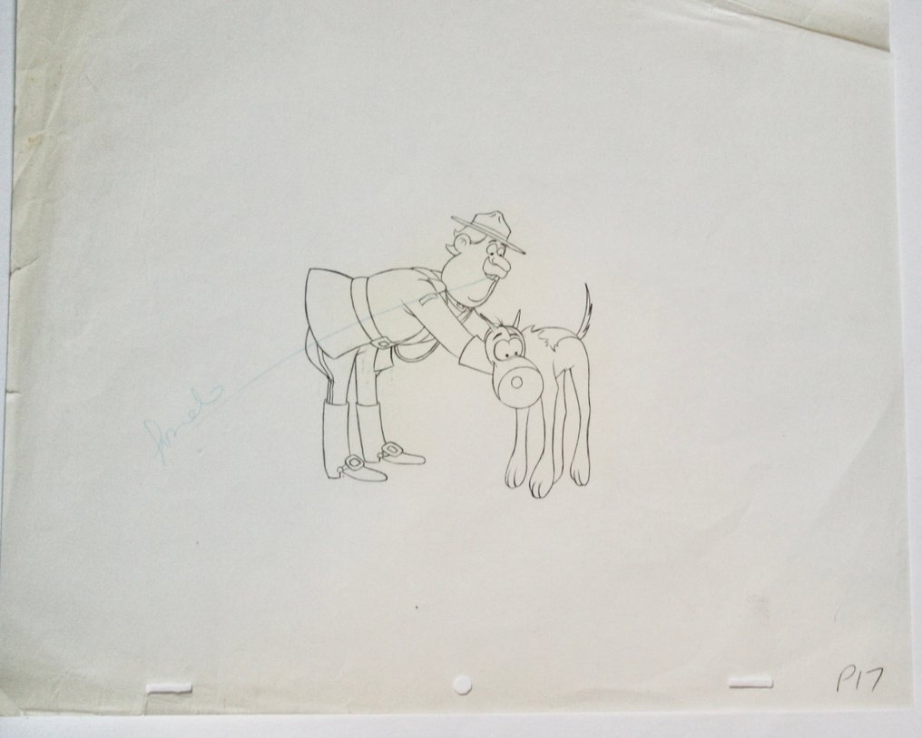 " LUCKY LUKE " 原始动画制作图稿 - with COA - Morris - 1984 #3.2