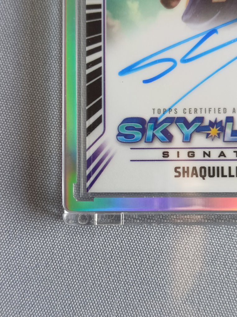 2024/25 Topps Chrome Shaquille O'Neal 09/10 Carte autographiée - 1 Card - Excellent (EX) #4.3
