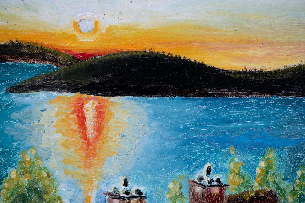 David Ahlqvist (1900-1988) - De Rivier bij Bärbäck (NO RESERVE) #4.3