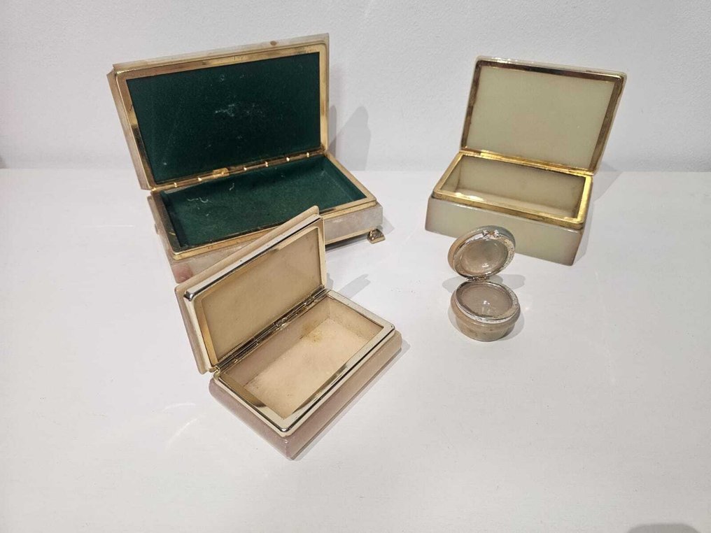 Box (4) - Alabaster - Set of 4 boxes #2.1