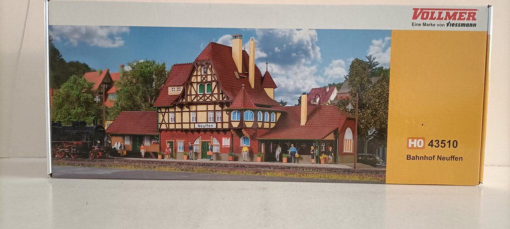 Vollmer, Faller H0 - HO 43510, 130886 - Model train building kits (2) - 2 sets in original packaging; one set still in foil. #1.0