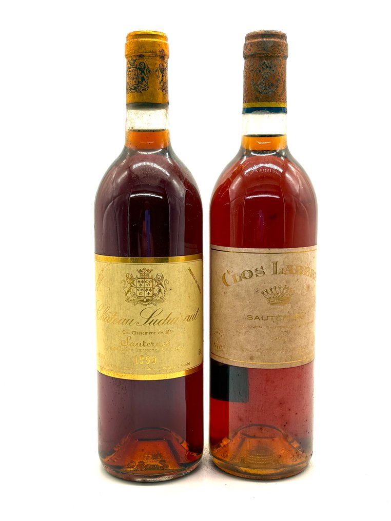 1990 Château Suduiraut & 1990 Clos Labere - Sauternes 1er Grand Cru Classé - 2 Bottles (0.75L) #1.0