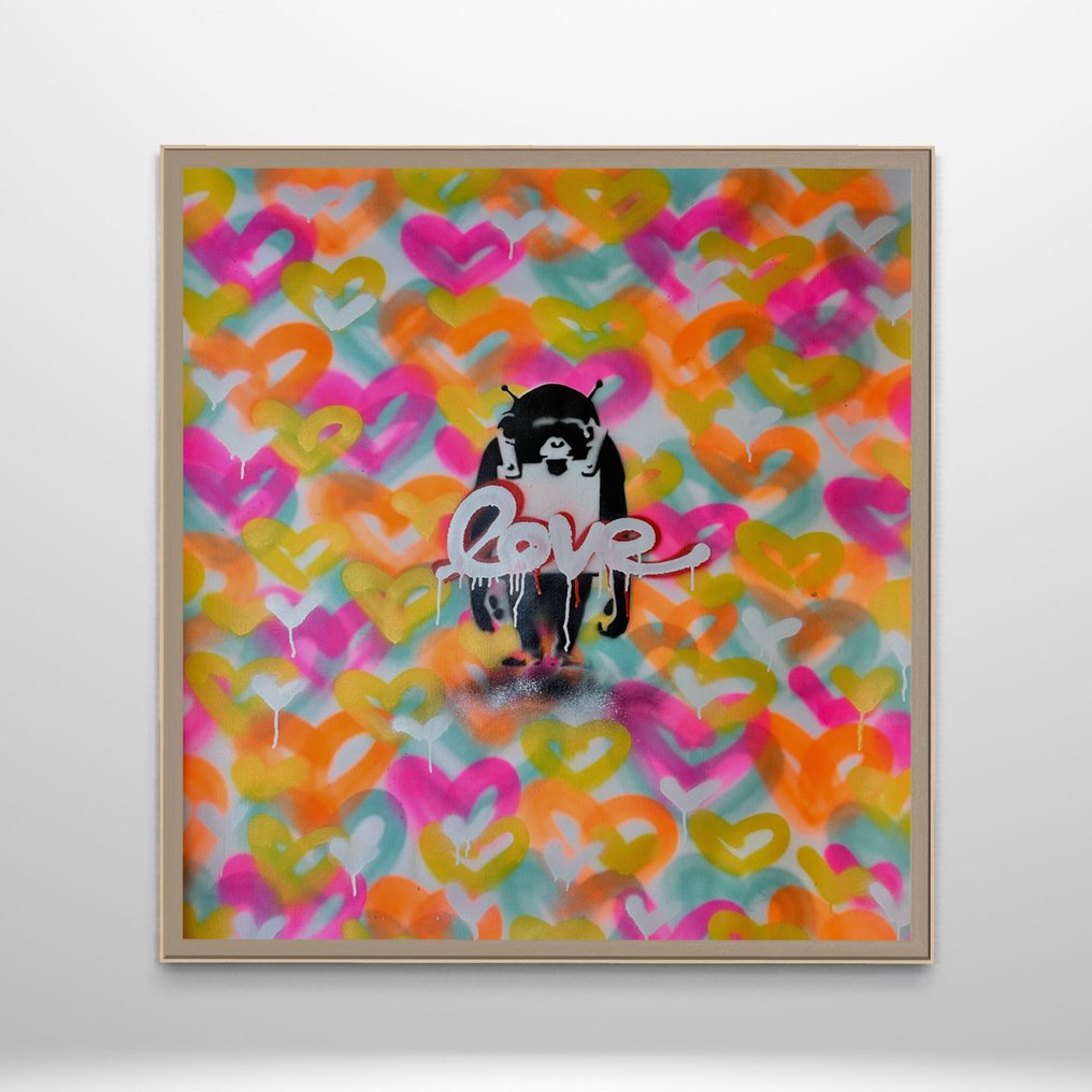 Timo Wedell - Love All Ape Like Banksy - XL · No Reserve #1.0