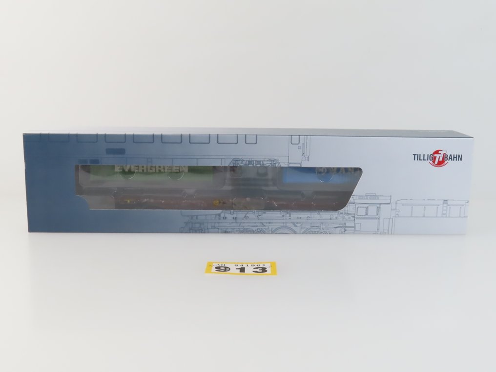 Tillig TT Bahnen TT - 18071 - Model train freight carriage (1) - Double six-axle container carrier - GYSEV Cargo #2.1