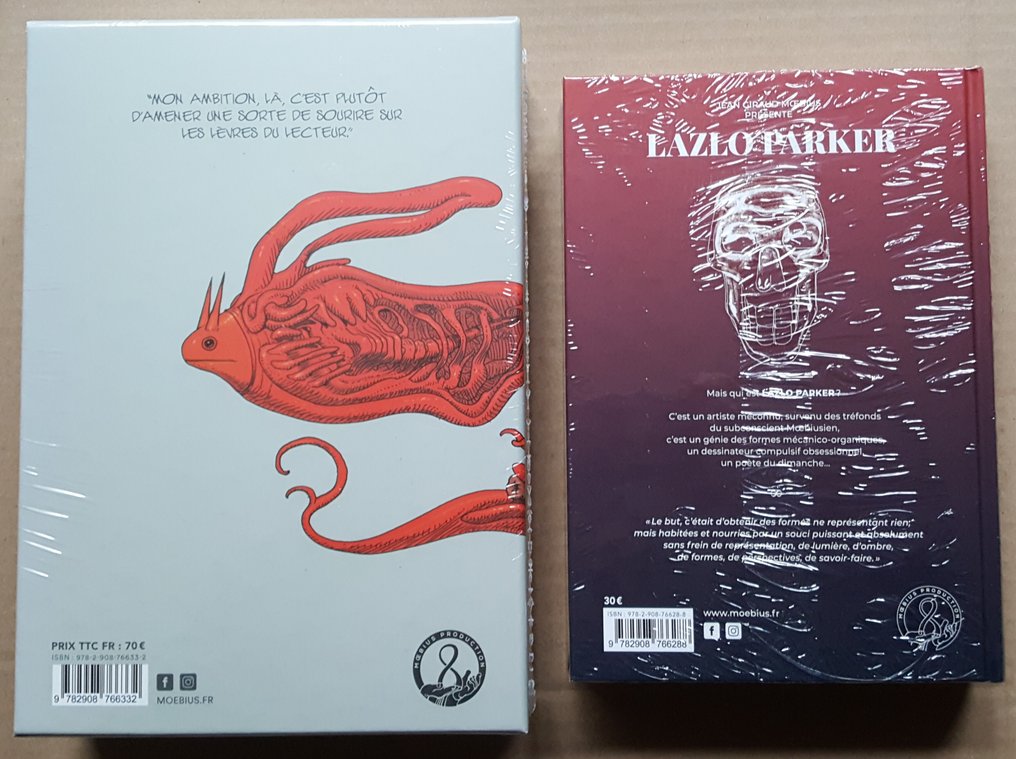 Moebius - Inside Moebius - Intégrale T1 + T2 + Lazlo Parker - 2x B + C + coffret - 3 专辑 - 第一版 - 2020/2023 #4.3