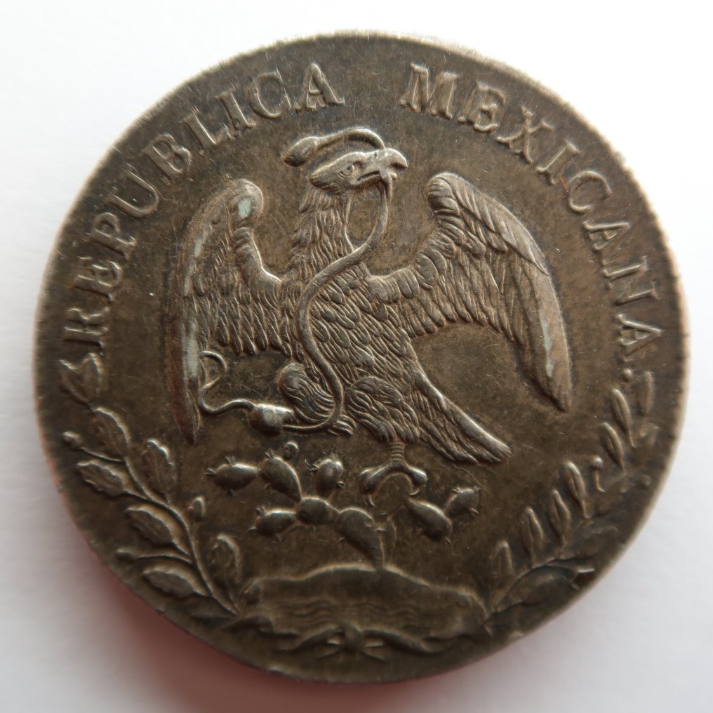 Mexico. 8 Reales 1891 GA-JS Guadalajara #1.0