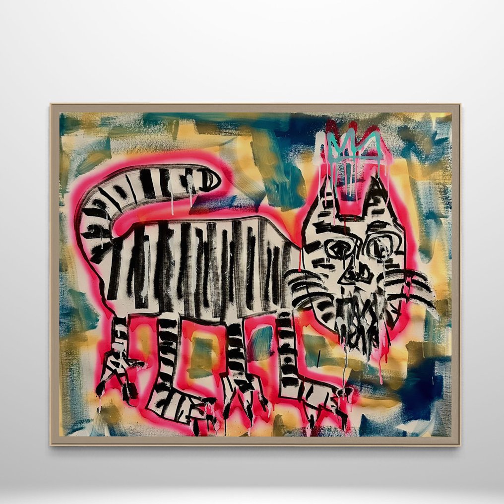 Timo Wedell - White Cat Like Basquiat - XL #1.0