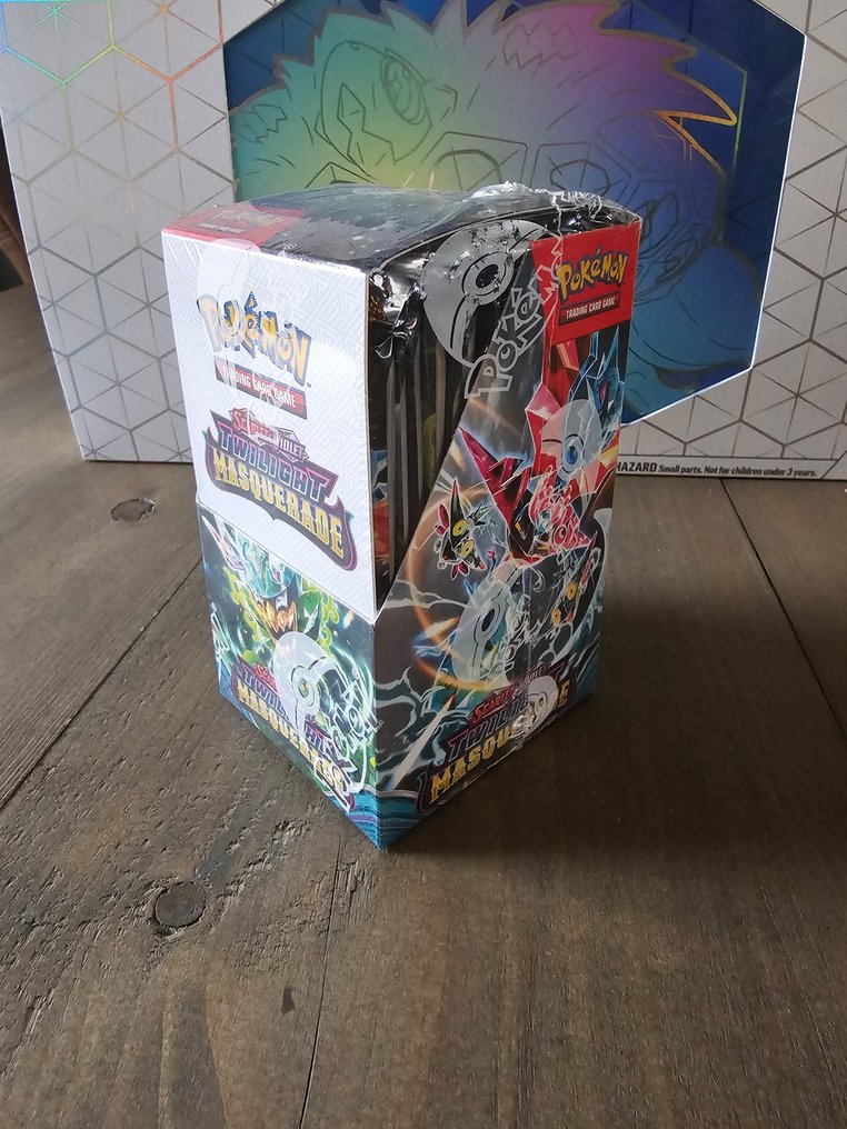 Pokémon - 1 Booster box - Twilight Masquerade Half Booster Box - 18 Packs - Sealed Good Condition - Scarlet & Violet - Twilight Masquerade #1.0