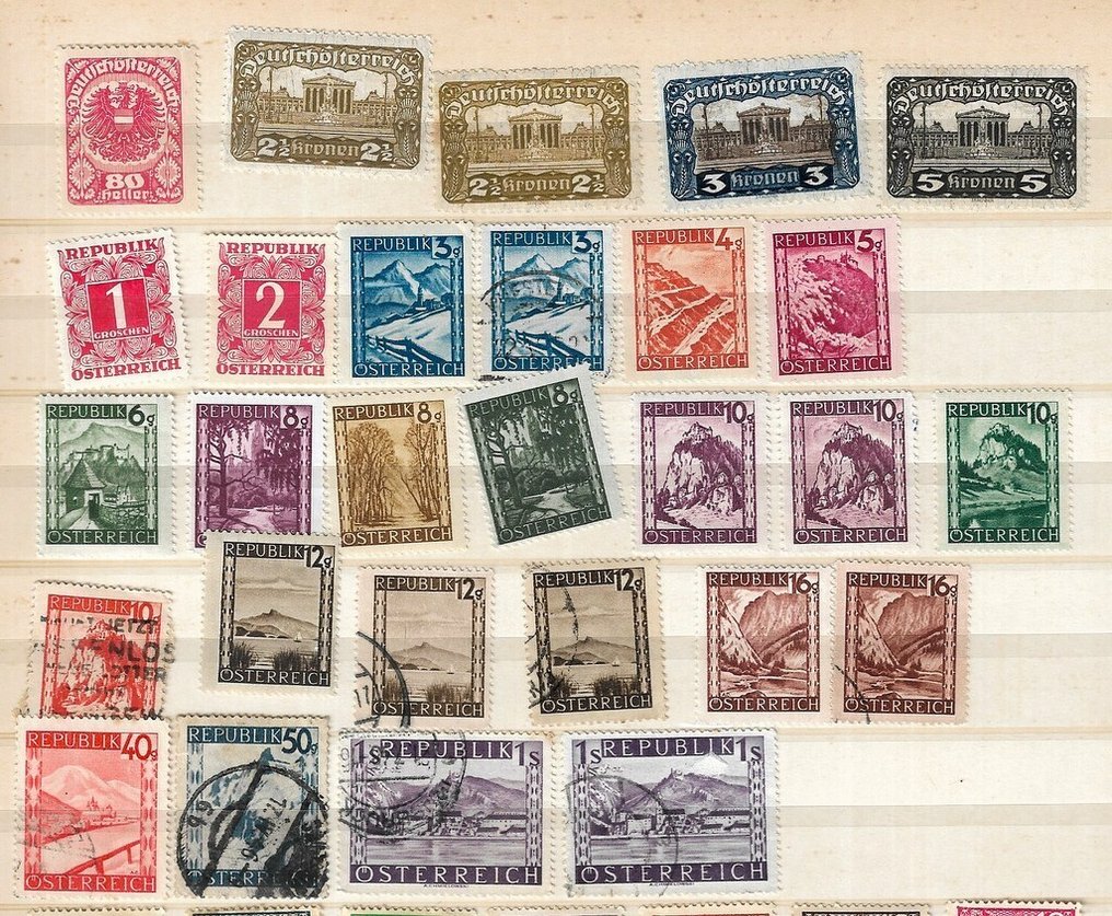 Ευρώπη, Ασία, Βόρεια Αμερική, Λατινική Αμερική, Σαουδική Αραβία - Ζώνη Asir, Οθωμανική Αυτοκρατορία 1850/1989 - Μεγάλο άλμπουμ με αρχαία και σύγχρονα γραμματόσημα - καινούργια, χρησιμοποιημένα, γλωσσίδα. #4.3