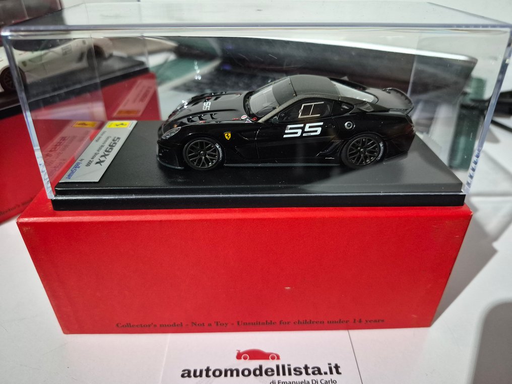 Look Smart 1:43 - 模型跑车 - Ferrari 599XX Clienti nero daytona #2 Salon Geneve 2009 - LS368M #1.0