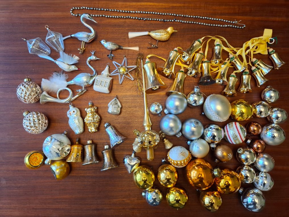 圣诞树装饰品 (69) - 玻璃 - 古董与复古圣诞 #2.1