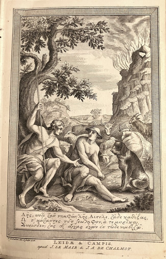 Theocritus, ed. L.C. Valckenaer - Theocriti, Bionis et Moschi carmina bucolica - 1781 #1.0