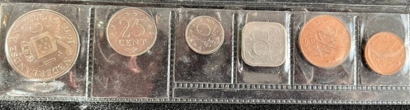 Nederländska Antillerna. Juliana. Year Set (FDC) 1977/1978 Zeldzame voorloper FDC set (oplage 10-20 stuks) (Utan reservationspris) #4.3