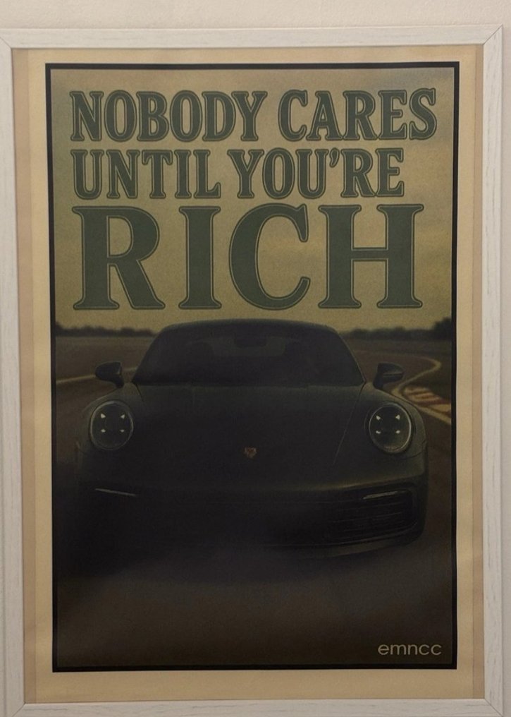 emncc production - Frame poster Easy money never comes clean - Cotton-polyester - Unknown #1.0