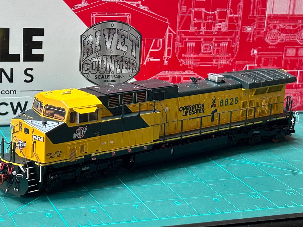 Scaletrains H0轨 - SXT39637 - 柴油电力机车 (1) - GE AC44CW - CN&W #1.0