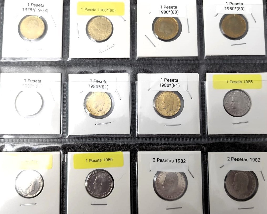 Königreich Spanien. Juan Carlos I.. 60 monedas (1975-1997)  (Ohne mindestpreis) #2.1