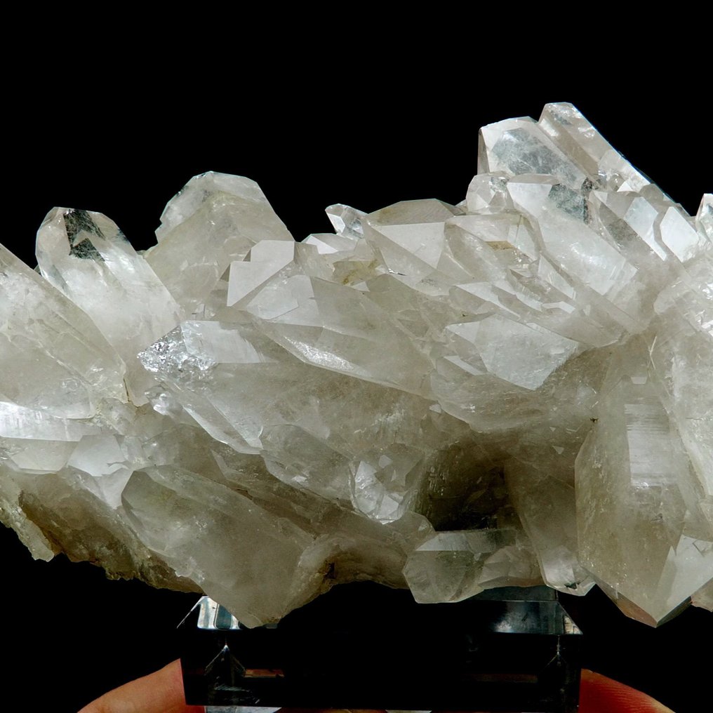 Quartz (mai multe modele) - "Four à Gateau", Planul Lacului, Oisans, Franța - Înălțime: 16.5 cm - Lățime: 8 cm- 743 g #1.0