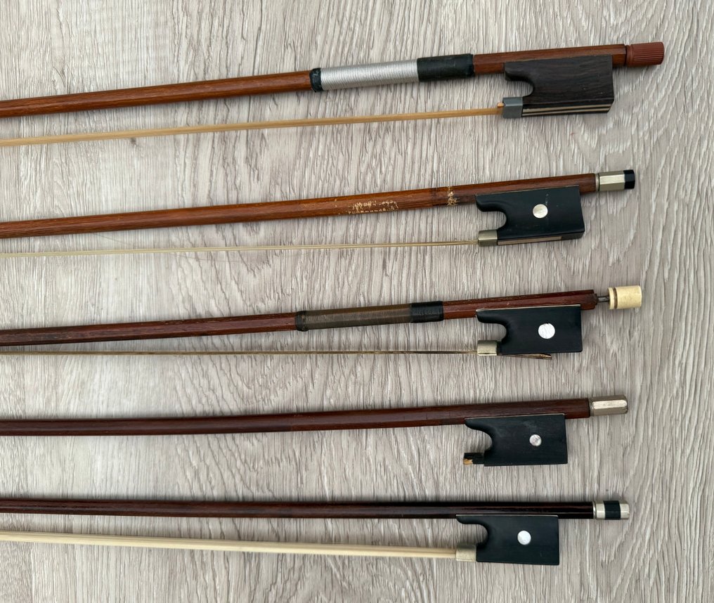 Unknown 5 Violin Bows - Violin bow - Unknown  (No Reserve Price) #1.0