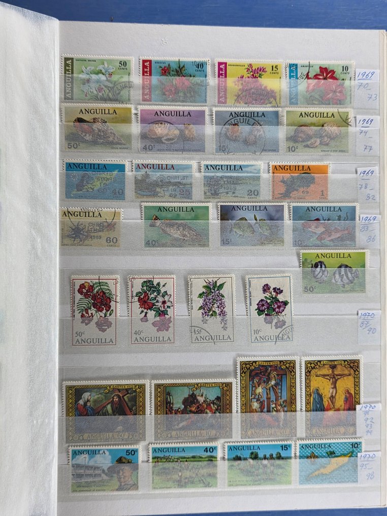 Anguilla 1967/2004 - Collection in stock book #2.1