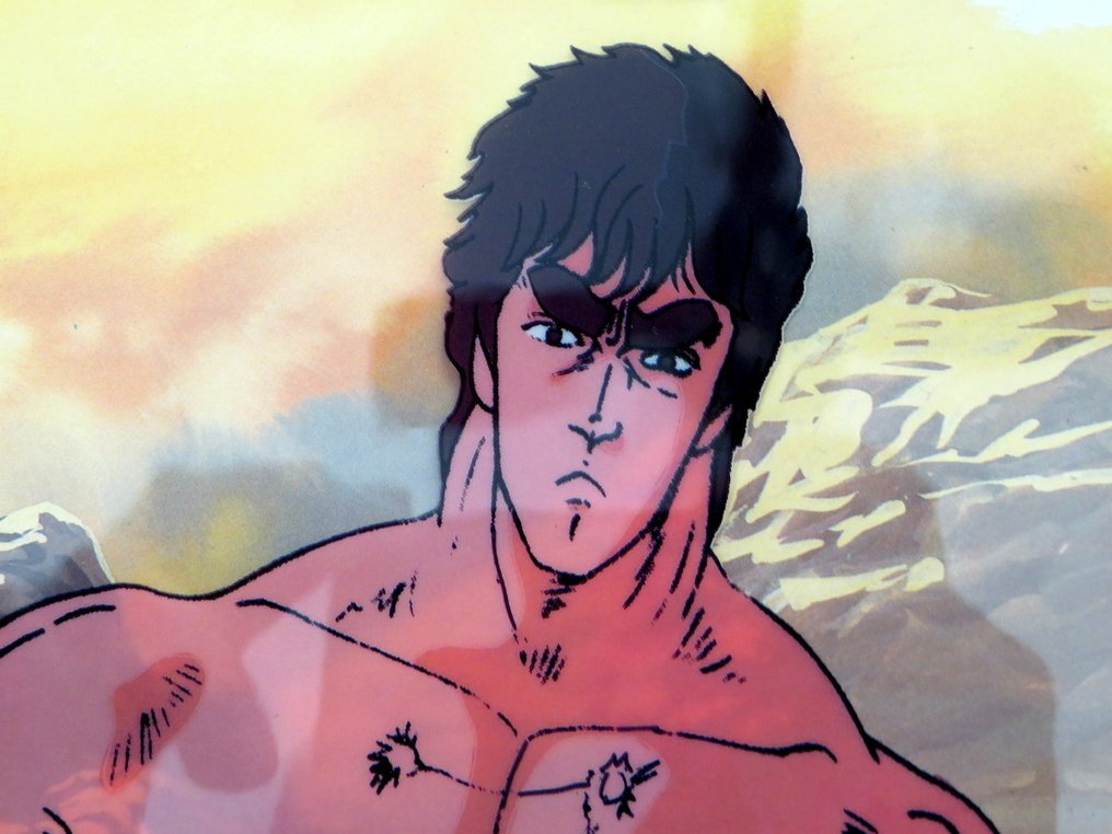 Toei Animation - 北斗神拳丝绸画 - 限量版 - With Copy Background #1.0