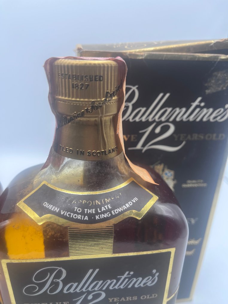 Ballantine's 12 years old  - b. 1970s - 75cl - 2 bottles #3.2