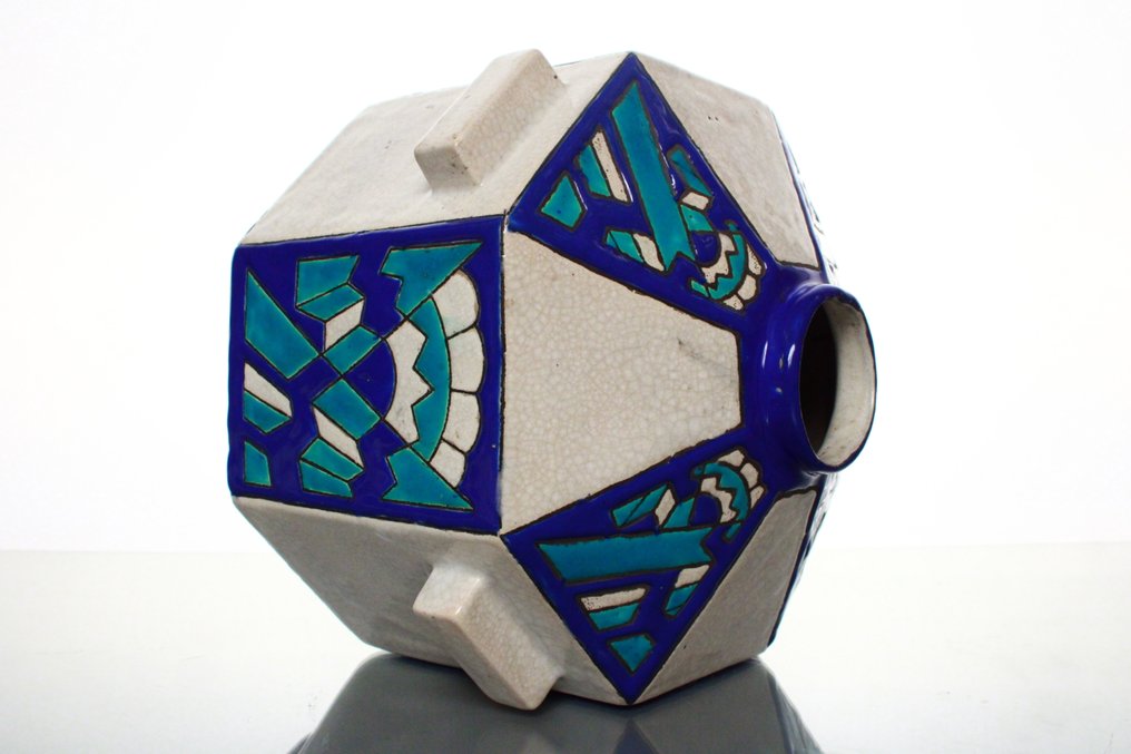 Keramis Boch - Charles Catteau - Vase - D.1195 - Fajance #3.2