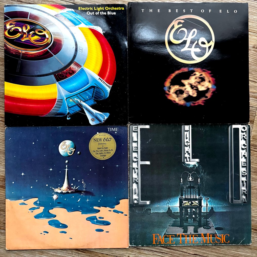 ELO Electric Light Orchestra - 4 great Albums from ELO - 多個標題 - LP - 第1次立體聲按壓 - 1976 #1.0