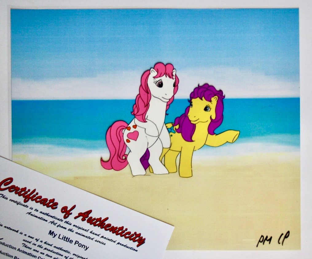 " MY LITTLE PONY " Original Animation Production Cel - with COA - 1986 #1.0