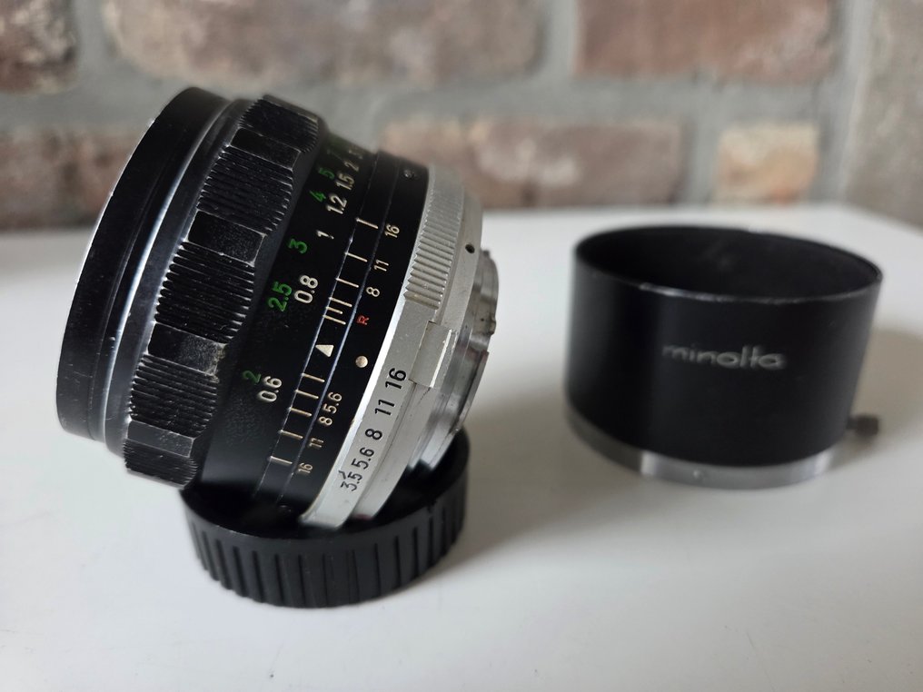 Minolta MC W.Rokkor-SG 3.5/28mm + zonnehood | Objetivo gran angular #4.3