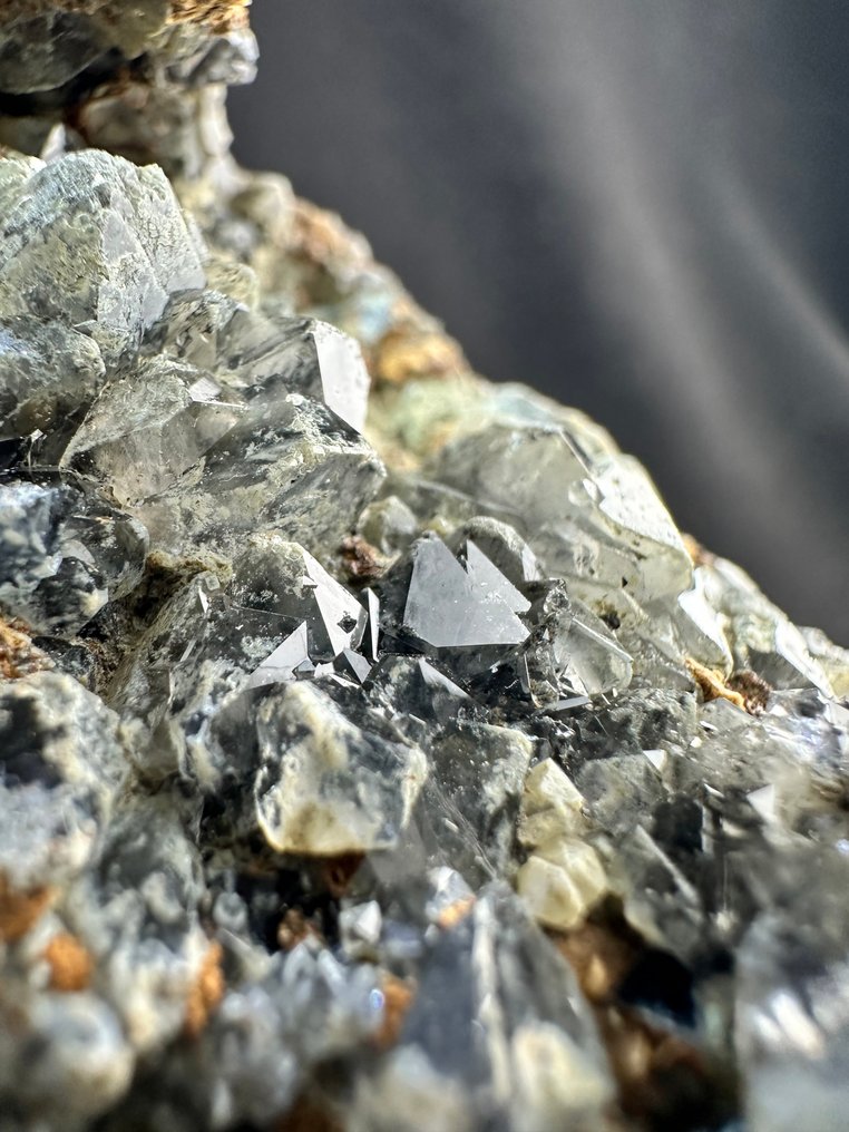 The giant of the OFIOLITI QUARZO BETA black Crystals - Height: 129 mm - Width: 91 mm- 1360 g - (1) #1.0