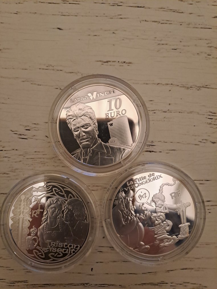 Frankrijk. 10 Euro 2012/2019, 3 coffrets  (Zonder Minimumprijs) #1.0