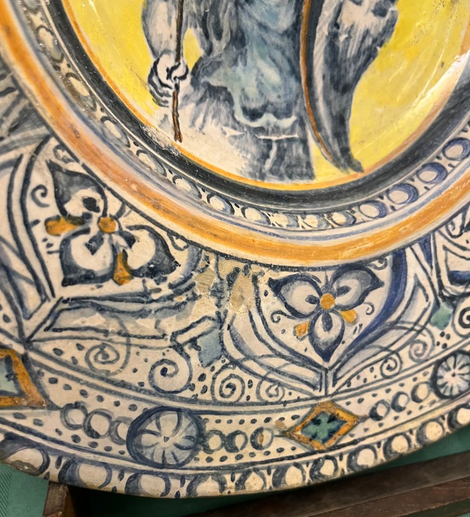 盘子 - 陶瓷 - 带有盾牌的战士 #3.2