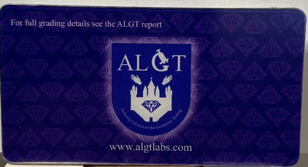 Nincs minimálár - 1 pcs Piros, Lila Rubin - 0.85 ct - Antwerpeni Drágakővizsgálati Laboratórium (ALGT) #3.2