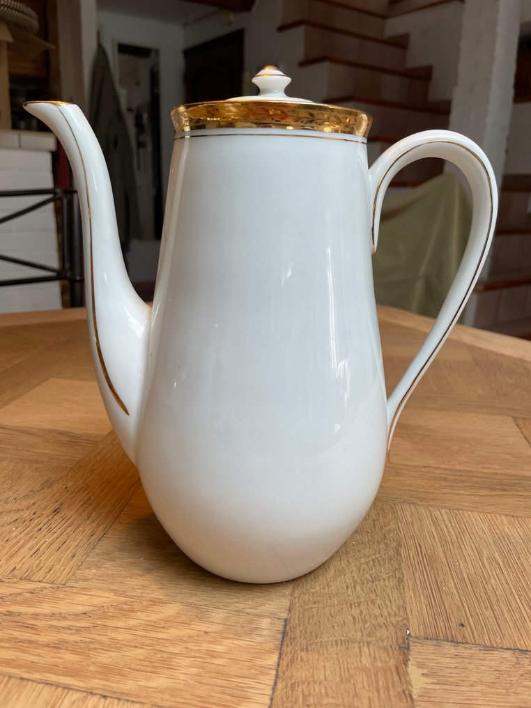 Lourioux - Coffee set for 10 (10) - Porcelain - Porcelaine Lourioux #3.2