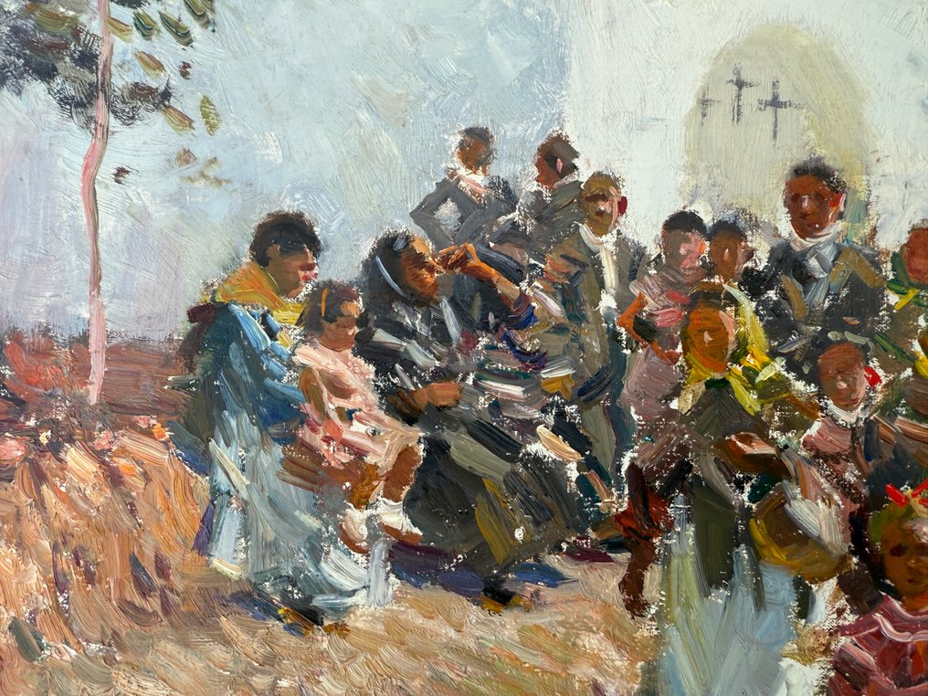 Ignacio Gil Sala (1913–2003) - Salida de misa en Ibiza #2.1