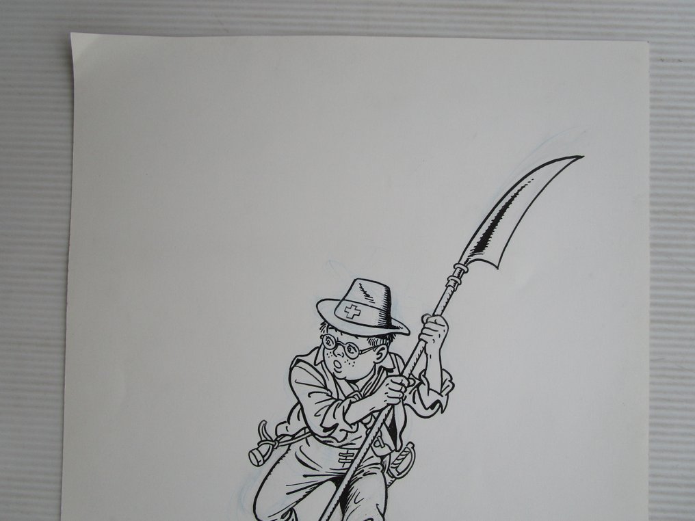 Broeckx, Jeff - 1 Original drawing - Verdwaald in het verleden - 2001 #1.0