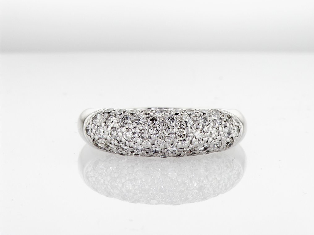 Gyűrű - 18 kt. Fehér arany - 1.47ct. tw. Gyémánt (Természetes) - R00029 #1.0