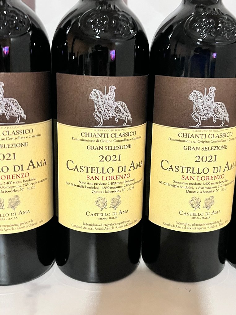 2021 Castello di Ama, San Lorenzo Gran Selezione - Chianti Classico DOCG - 6 瓶 (0.75L) #3.2