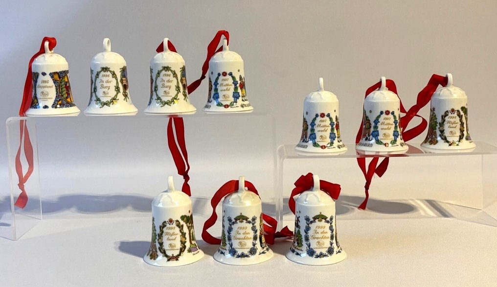 裝飾鐘 (10) - Hutschenreuther - Hutschenreuther 圣诞铃铛 - 德國 - 圣诞钟声 #1.0