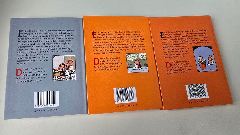 Heinz 1 t/m 9 - Complete reeks niks mis mee + opdrachttekening - 9 Album - Ensipainos - 2011/2013 #4.3