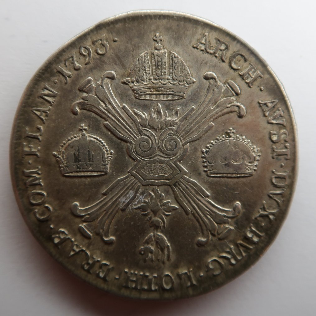 Autriche. Franz II. Kronenthaler 1793-B, Kremnitz #1.0