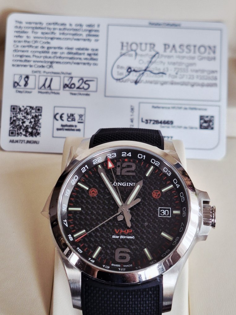 Longines - Conquest L3.728.6 NEU 2 JAHRE GARATIE V.H.P. GMT - L3.728.4 - Férfi - 2020+ #4.3