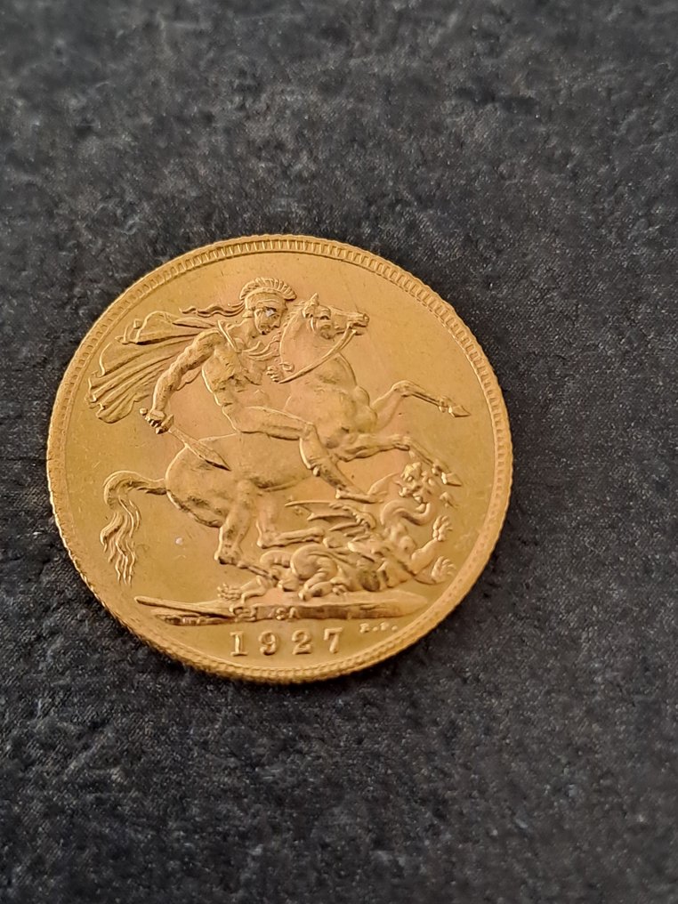 United Kingdom. George V. Sovereign 1927 #1.0