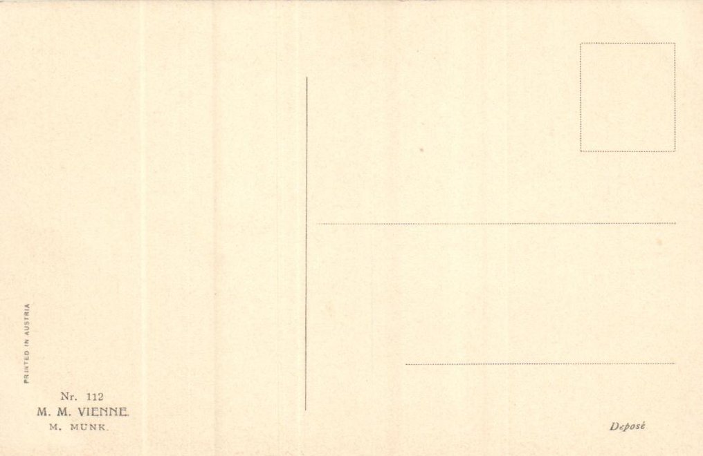 维也纳风景 - 有趣的收藏 - 出版者 M. Munk 维也纳 - 编号风景照片 - 明信片 (86) - 1900-1930 #3.2