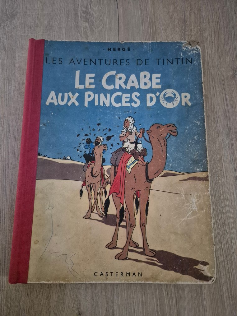 Tintin T9 - Le crabe aux pinces d'or (A18) - C - 1 Album - Επανέκδοση #1.0