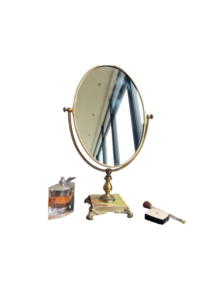 Peerage - Miroir de table - Laiton, Onyx - Blanche-Neige #1.0